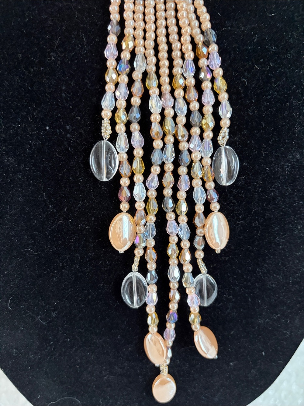 Joan Rivers Classics Collection Vintage Champagne Starlet Multi-Strand Necklace - Picture 12 of 14
